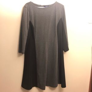 Chaps paneled long sleeved dress